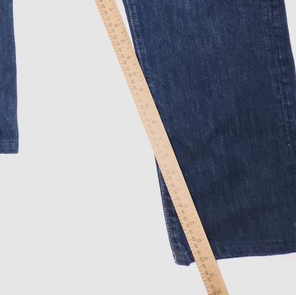 Abercrombie Dark Wash Classic Straight Blue Denim Jeans 33x26 - Picture 9 of 15